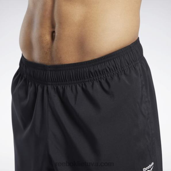 Reebok treniruočių reikmenys, austos kelnės be pamušalo FTYF81065 juodas vyrų
