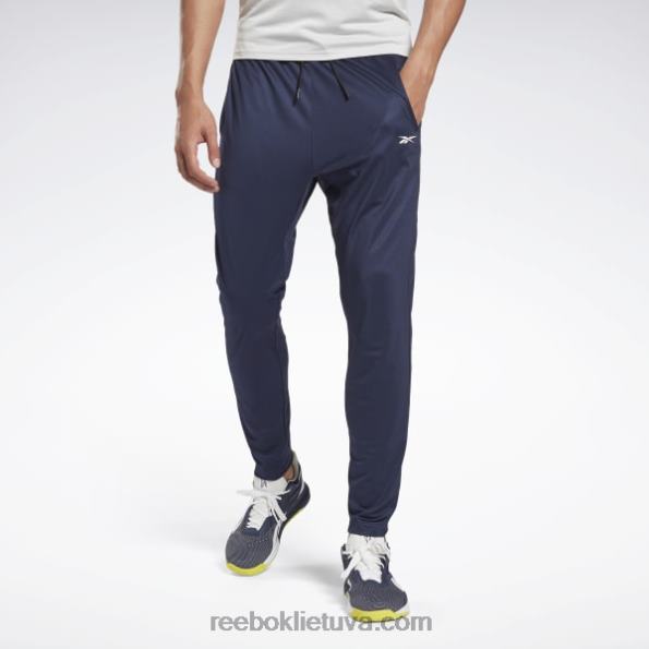 Reebok treniruotėms paruoštos bėgimo kelnaitės FTYF81126 vektorinis laivynas vyrų