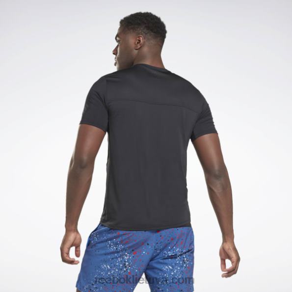 Reebok Activchill grafiniai sportininko marškinėliai FTYF81263 juodas vyrų