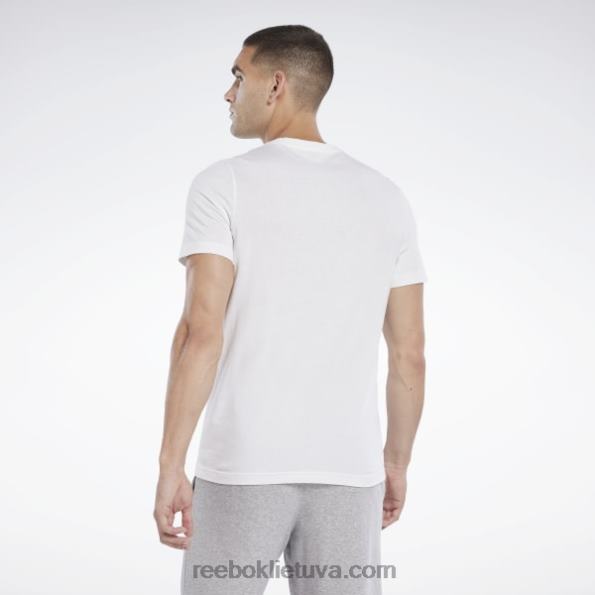 Reebok grafinės serijos vektoriniai marškinėliai FTYF81185 balta / vektorinis raudonas / vektorinis mėlynas vyrų