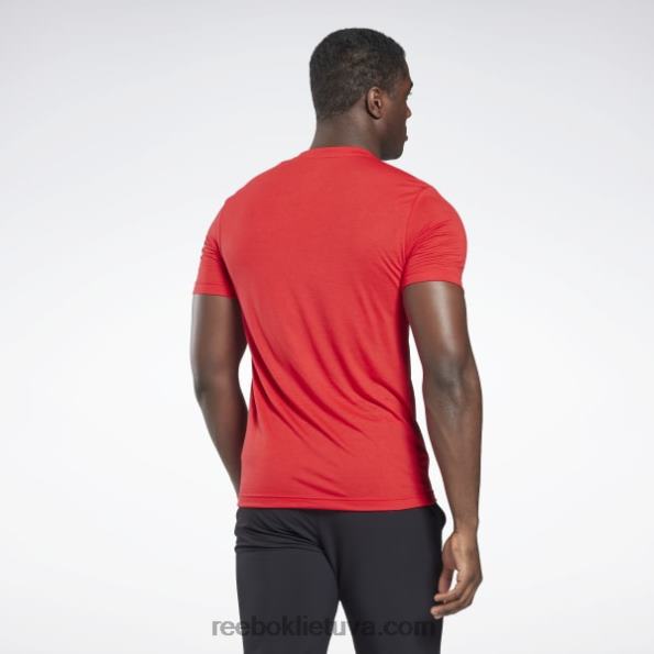 Reebok gyvenimas nėra žiūrovų sporto grafiniai marškinėliai FTYF81295 vektorius raudonas vyrų