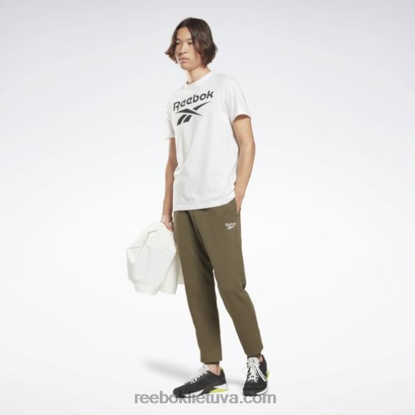 Reebok marškinėliai su dideliu logotipu FTYF81259 baltas vyrų