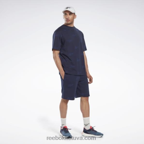 Reebok tapatybės vektoriniai marškinėliai FTYF81257 vektorinis laivynas vyrų