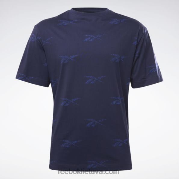 Reebok tapatybės vektoriniai marškinėliai FTYF81257 vektorinis laivynas vyrų