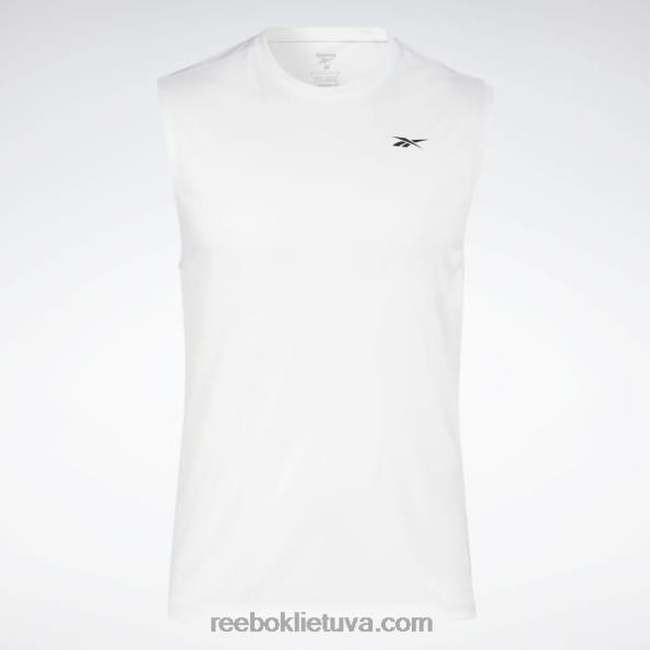 Reebok treniruočių marškinėliai be rankovių FTYF81190 baltas vyrų