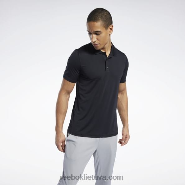 Reebok treniruotėms paruošti polo marškinėliai FTYF81228 juodas vyrų