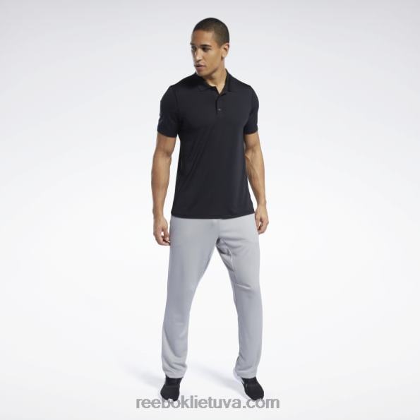 Reebok treniruotėms paruošti polo marškinėliai FTYF81228 juodas vyrų