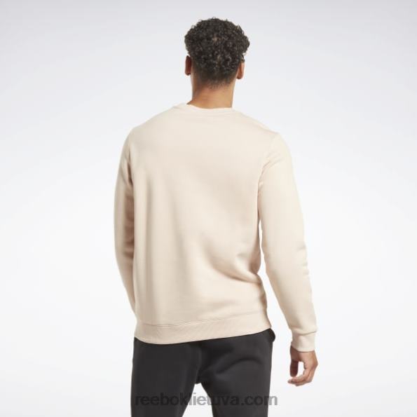 Reebok Identity Fleece Vector crew megztinis FTYF81219 minkštas ekrus vyrų