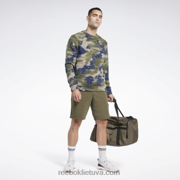 Reebok Identity modernus Camo fleece crew megztinis FTYF81297 medžiotojas žalias vyrų