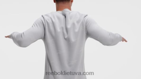 Reebok tapatybės vektorius, vilnos įgulos megztinis FTYF81248 gryna pilka 3 vyrų