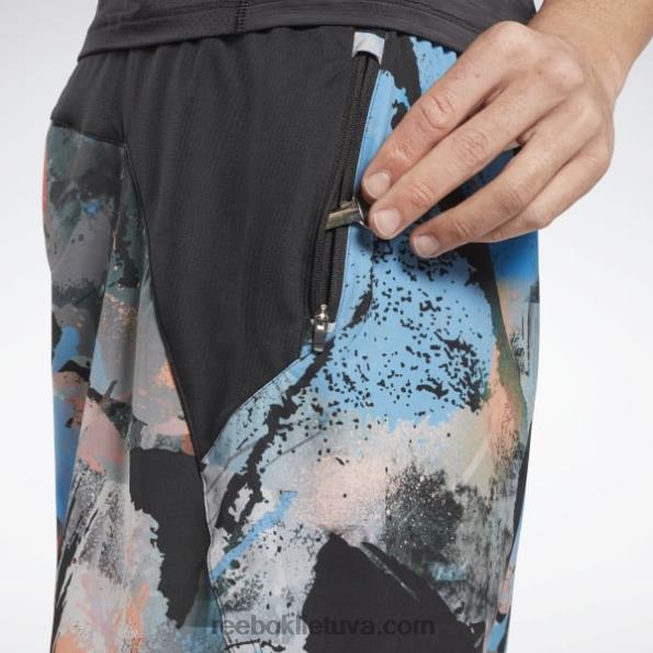 Reebok 3.0 stiprumo šortai FTYF81270 juoda / vektorinė mėlyna vyrų