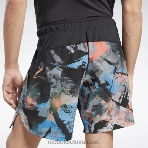 Reebok 3.0 stiprumo šortai FTYF81270 juoda / vektorinė mėlyna vyrų
