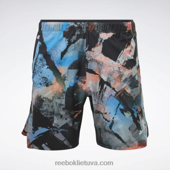 Reebok 3.0 stiprumo šortai FTYF81270 juoda / vektorinė mėlyna vyrų