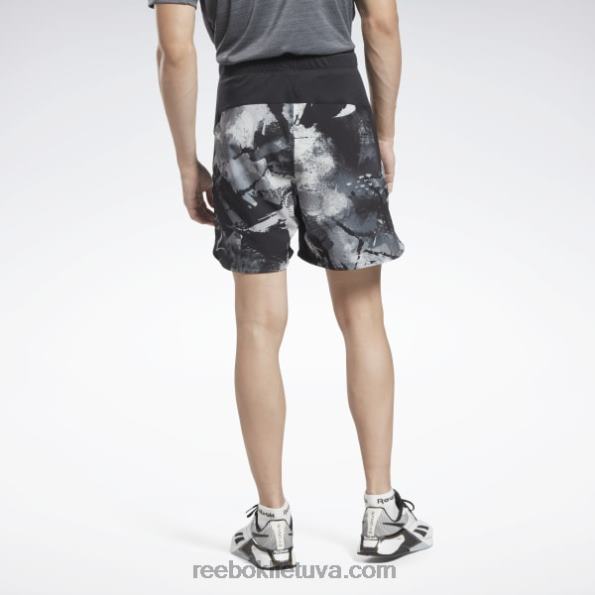Reebok 3.0 stiprumo šortai FTYF81317 juoda balta vyrų