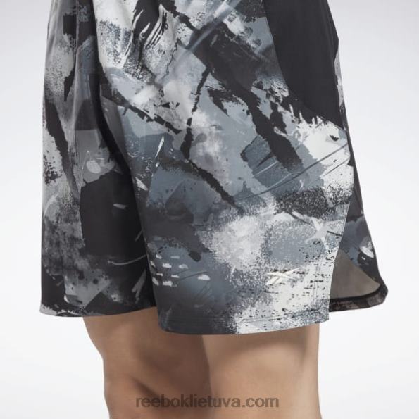 Reebok 3.0 stiprumo šortai FTYF81317 juoda balta vyrų