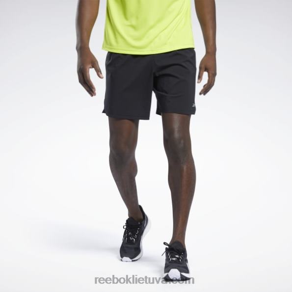 Reebok bėgimo austi šortai FTYF81246 juodas vyrų