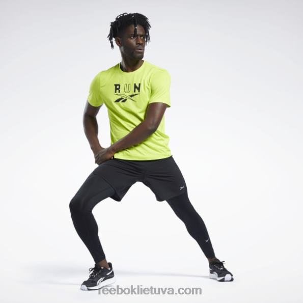 Reebok bėgimo austi šortai FTYF81246 juodas vyrų