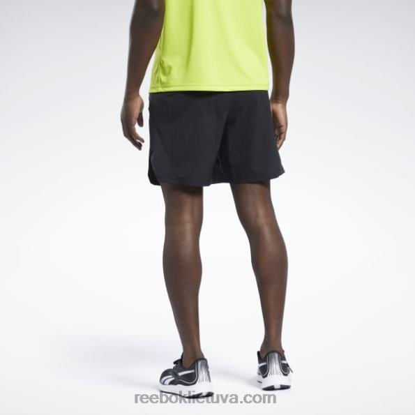 Reebok bėgimo austi šortai FTYF81246 juodas vyrų