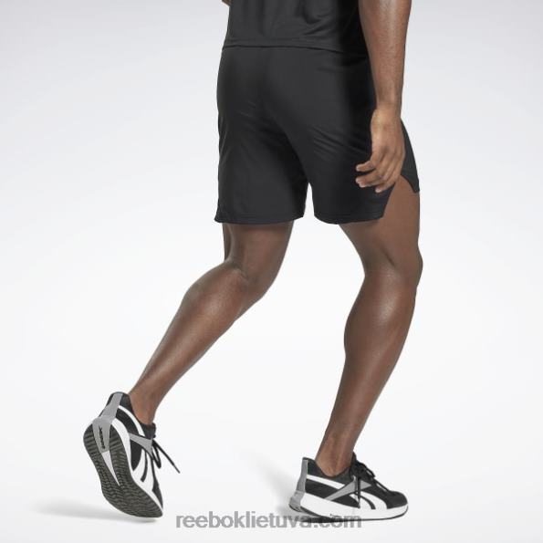 Reebok bėgimo šortai FTYF81176 juodas vyrų