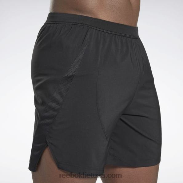 Reebok bėgimo šortai FTYF81176 juodas vyrų