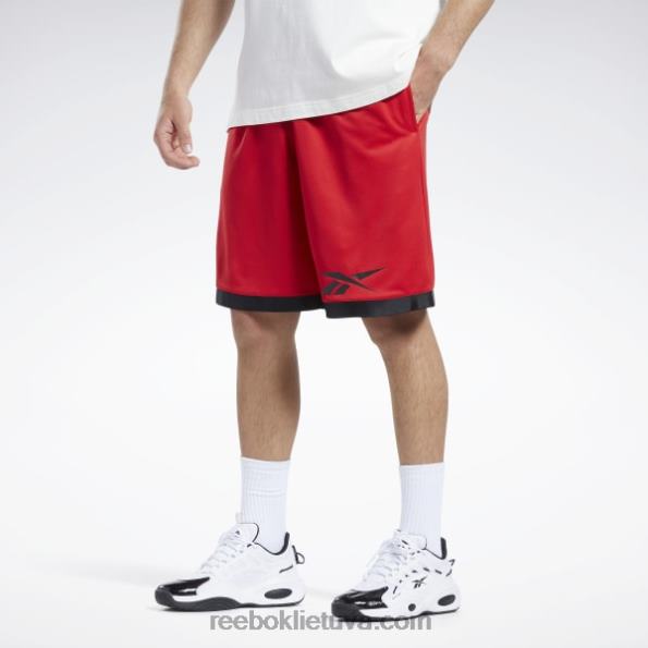 Reebok krepšinio tinkliniai šortai FTYF81269 vektorius raudonas vyrų
