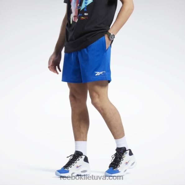 Reebok miesto lygos tinkliniai šortai FTYF81237 mėlynas vektorius vyrų