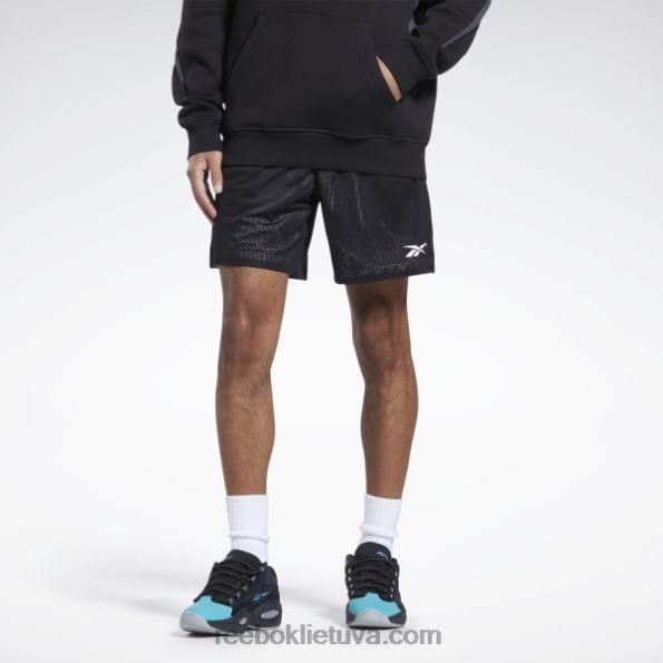 Reebok miesto lygos tinkliniai šortai FTYF81287 juodas vyrų