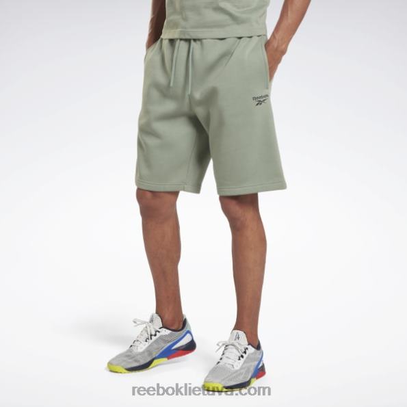 Reebok tapatybės vilnos šortai FTYF81236 harmonija žalia vyrų