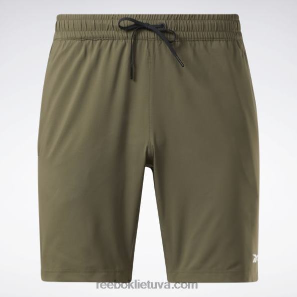 Reebok treniruotėms paruošti šortai FTYF81106 Žalioji armija vyrų