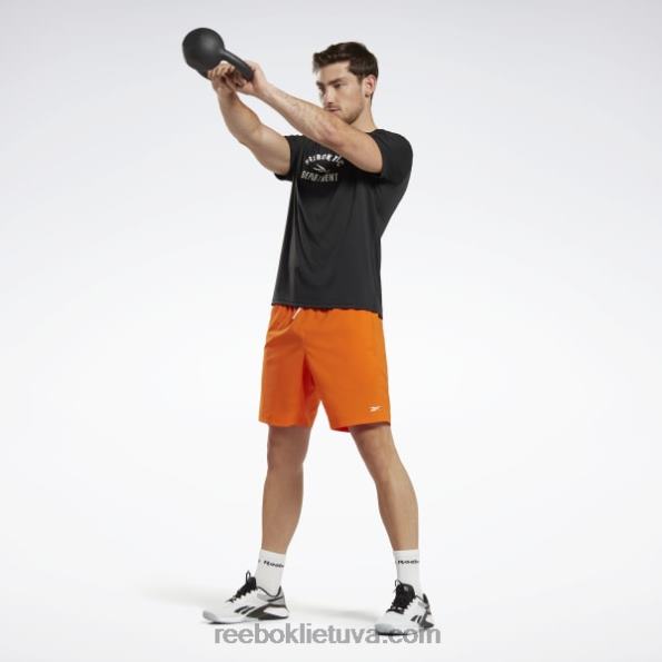 Reebok treniruotėms paruošti šortai FTYF81156 smash orange s23-r vyrų