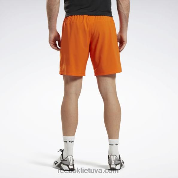 Reebok treniruotėms paruošti šortai FTYF81156 smash orange s23-r vyrų