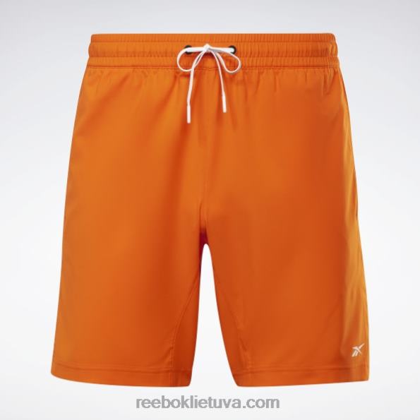 Reebok treniruotėms paruošti šortai FTYF81156 smash orange s23-r vyrų