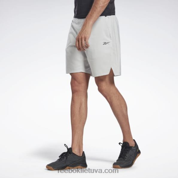 Reebok treniruotėms paruošti šortai FTYF81355 gryna pilka 2 vyrų