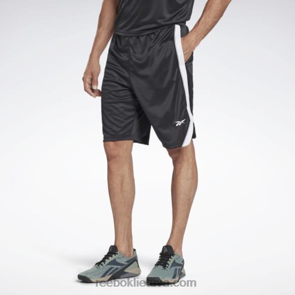 Reebok treniruotėms paruošti tinkliniai šortai FTYF81346 nakties juoda vyrų