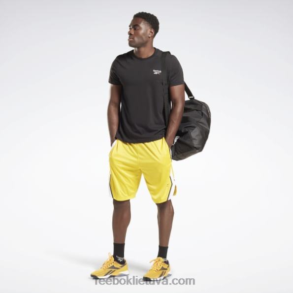Reebok treniruotėms paruošti tinkliniai šortai FTYF81358 visada geltona vyrų