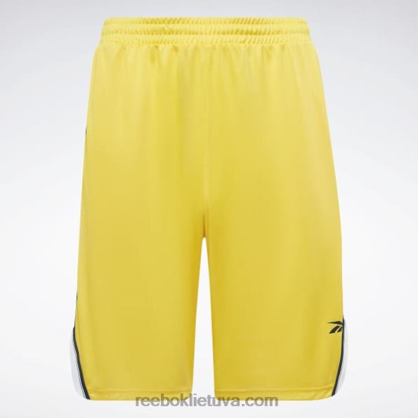 Reebok treniruotėms paruošti tinkliniai šortai FTYF81358 visada geltona vyrų