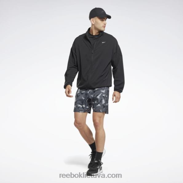 Reebok bėgimo austa vėjo striukė FTYF81182 juodas vyrų