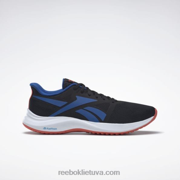 Reebok bėgikas 5 vyriški bėgimo bateliai FTYF81070 šerdis juoda / pusiau oranžinė blykstė / vektorinė mėlyna