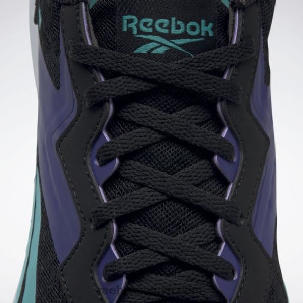 Reebok energen plus 2 vyriški bėgimo bateliai FTYF81234 šerdis juoda/klasikinė žalsvai melsva/ryškiai violetinė