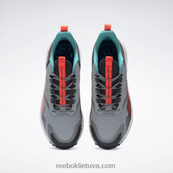 Reebok floatride energy 4 adventure vyriški bėgimo bateliai FTYF81089 grynai pilka 3/klasikinė žalsvai mėlyna/oranžinė blykstė