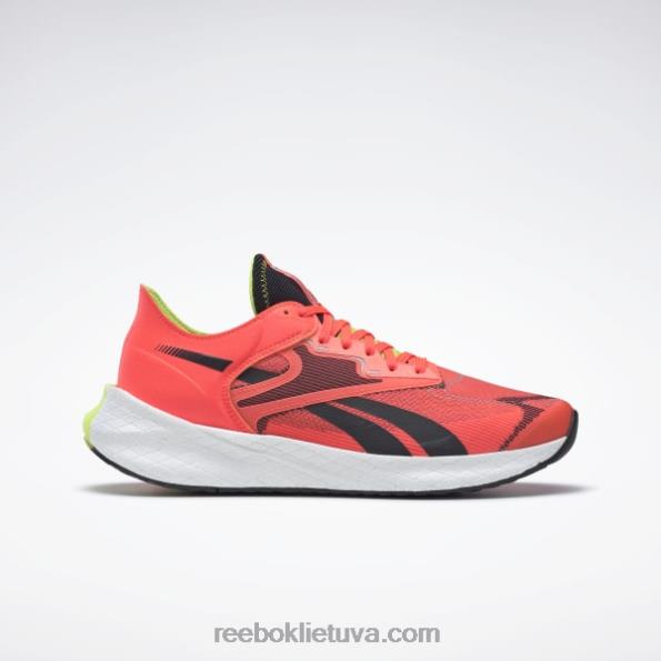 Reebok floatride energy symmetros 2 vyriški bėgimo bateliai FTYF81130 oranžinė blykstė / šerdis juoda / rūgšties geltona