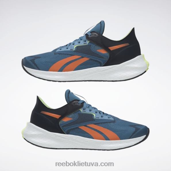 Reebok floatride energy symmetros 2 vyriški bėgimo bateliai FTYF81201 plieninis mėlynas s23-r/core black/smash orange s23-r