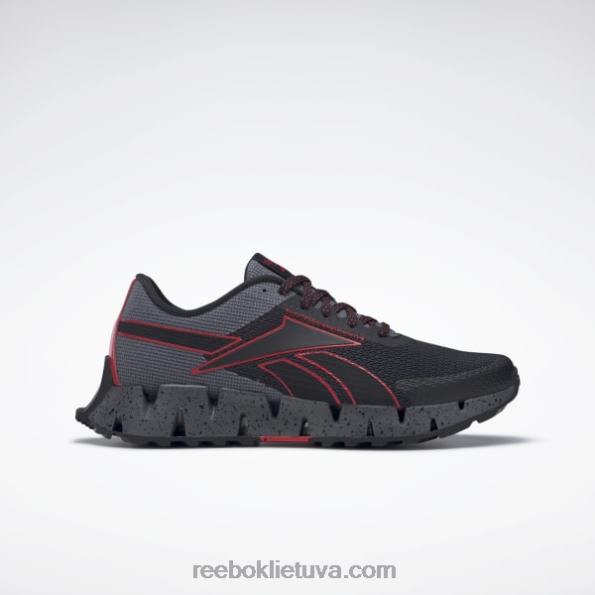 Reebok zig dynamica 2 adventure vyriški batai FTYF81058 šerdis juoda/vektoriaus raudona/šaltai pilka 6