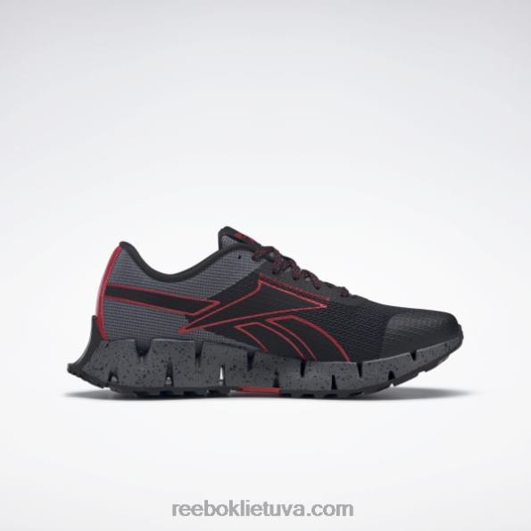 Reebok zig dynamica 2 adventure vyriški batai FTYF81058 šerdis juoda/vektoriaus raudona/šaltai pilka 6