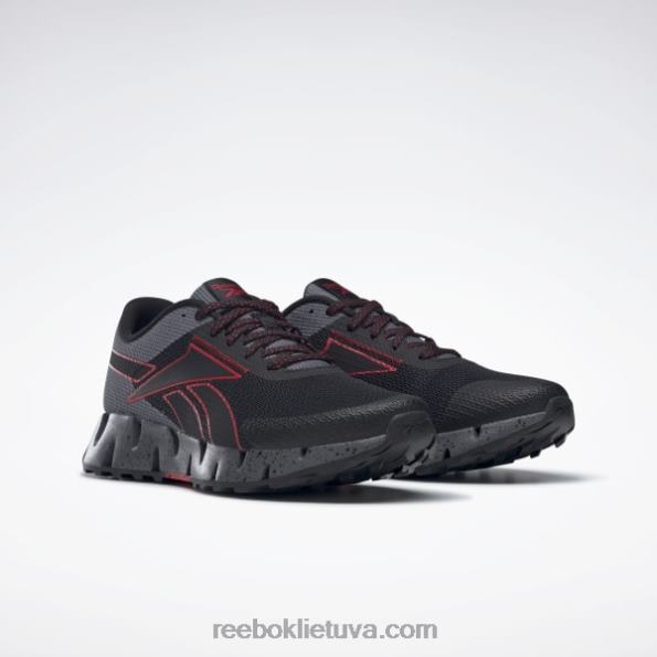 Reebok zig dynamica 2 adventure vyriški batai FTYF81058 šerdis juoda/vektoriaus raudona/šaltai pilka 6