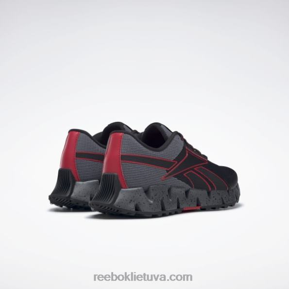Reebok zig dynamica 2 adventure vyriški batai FTYF81058 šerdis juoda/vektoriaus raudona/šaltai pilka 6