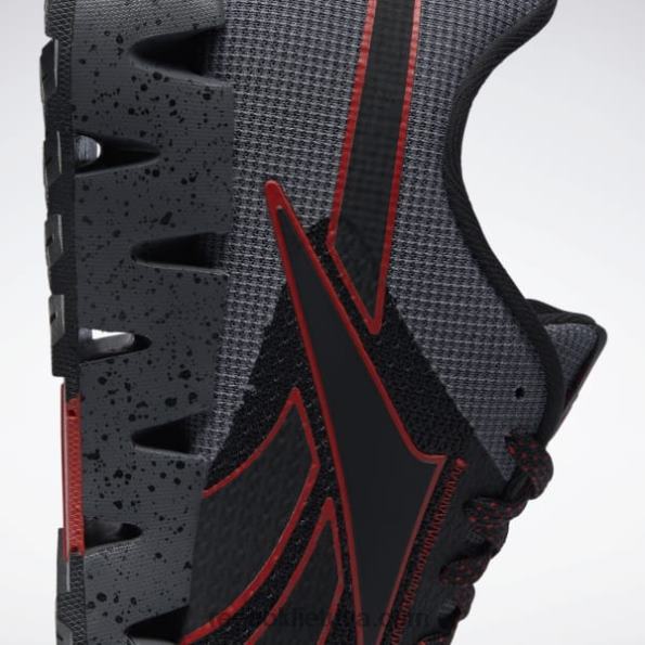 Reebok zig dynamica 2 adventure vyriški batai FTYF81058 šerdis juoda/vektoriaus raudona/šaltai pilka 6