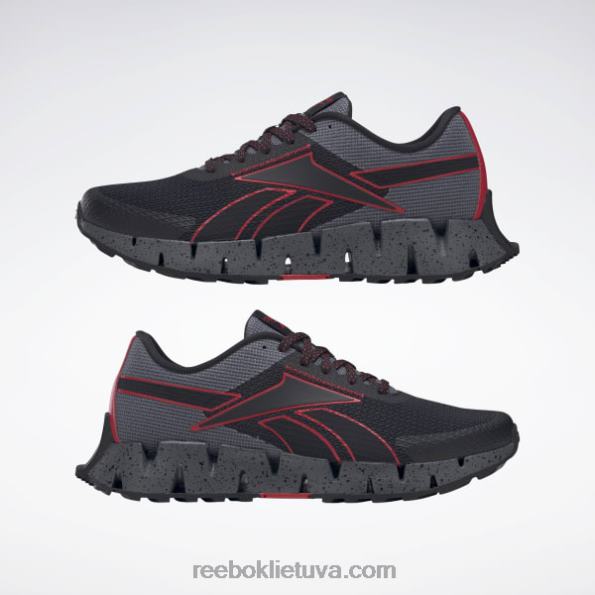 Reebok zig dynamica 2 adventure vyriški batai FTYF81058 šerdis juoda/vektoriaus raudona/šaltai pilka 6