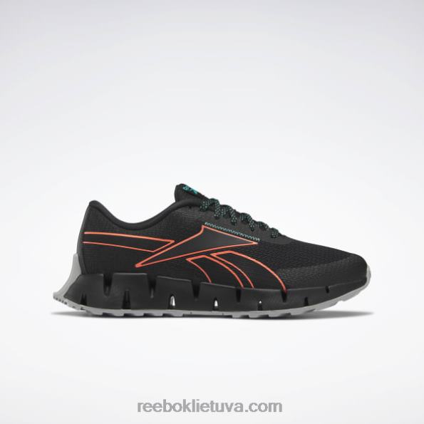 Reebok zig dynamica 2 adventure vyriški batai FTYF81105 šerdis juoda/oranžinė blykstė/klasikinė žalsva