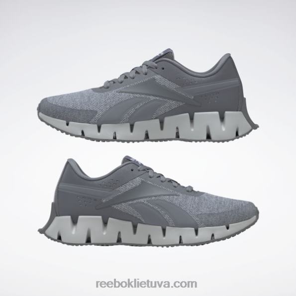 Reebok zig dynamica 2 vyriški batai FTYF81053 gryna pilka 3 / gryna pilka 2 / gryna pilka 5
